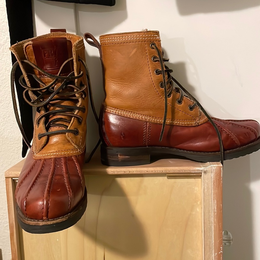FRYE Veronica Duck Boots - Cinnamon multi-color